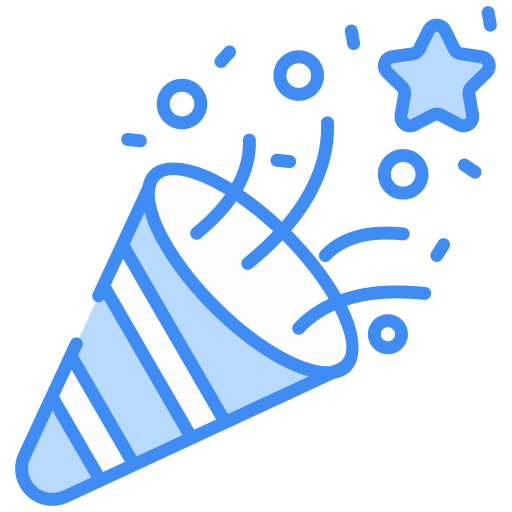 faire la fête Icône gratuit