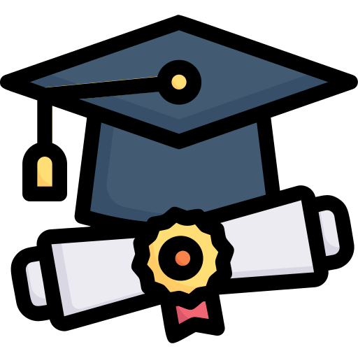 graduación icono gratis