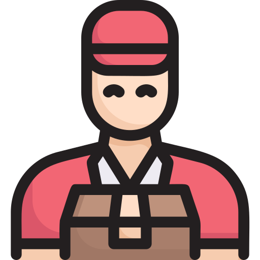 entrega icono gratis