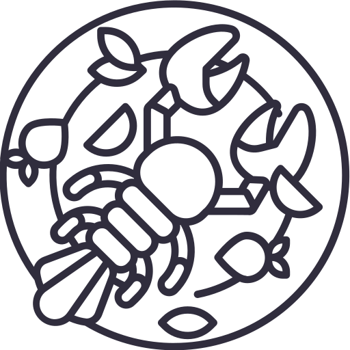 Seafood free icon Seafood free icon