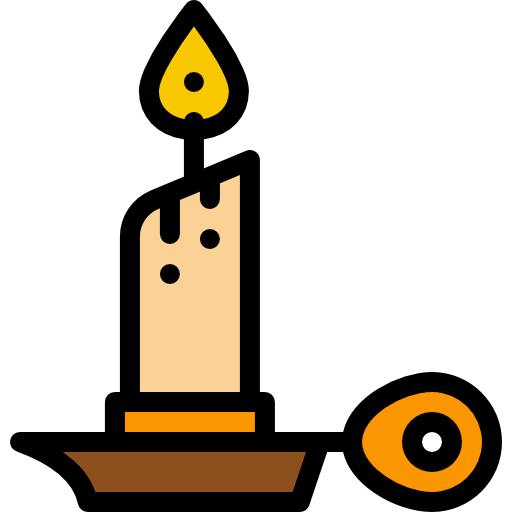 Candle Detailed Rounded Lineal color icon