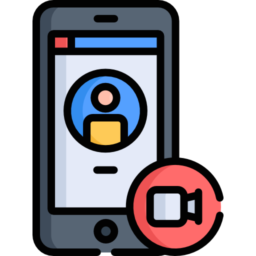 videollamada icono gratis
