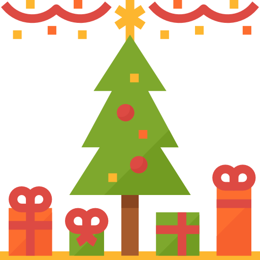 árbol de navidad icono gratis