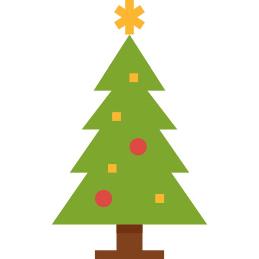 árbol de navidad icono gratis