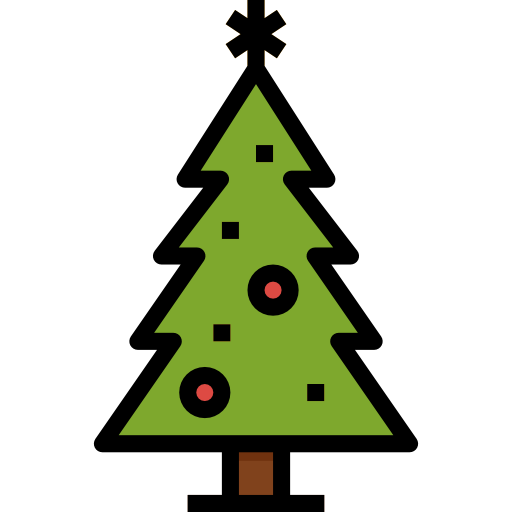 árbol de navidad icono gratis