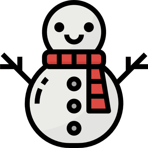 Snowman Aphiradee (monkik) Lineal Color icon