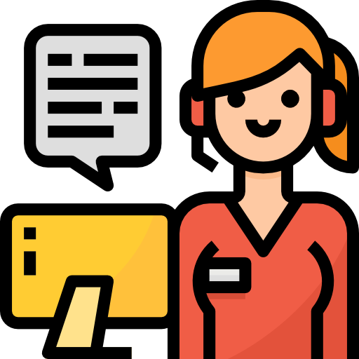 Call center Aphiradee (monkik) Lineal Color icon