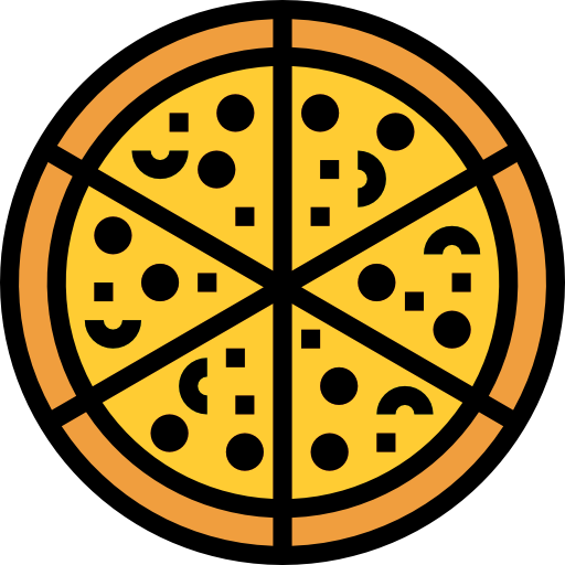 Pizza Aphiradee (monkik) Lineal Color icon