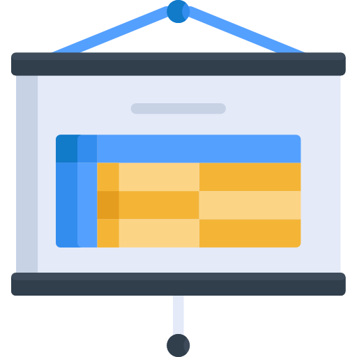 Presentation free icon