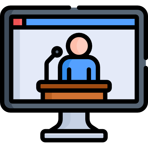 conférence vidéo Icône gratuit