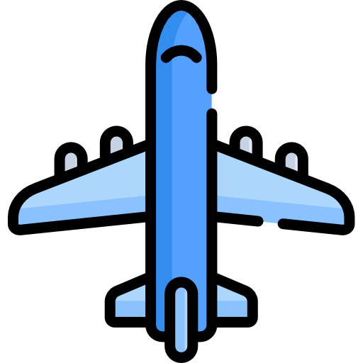 avión icono gratis