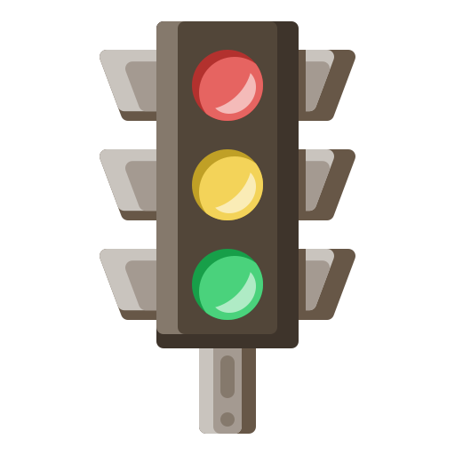 Traffic free icon Traffic free icon