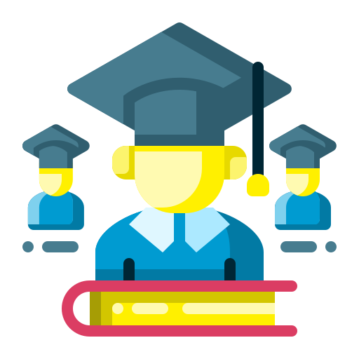 graduación icono gratis