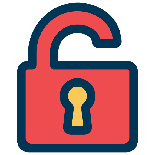 desbloqueado icono gratis