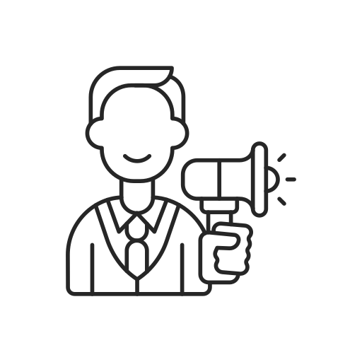 campaña icono gratis