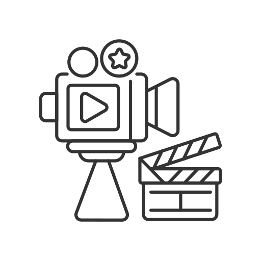 cinematográfico icono gratis