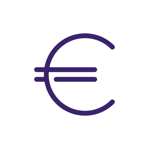 signe de l'euro Icône gratuit signe de l'euro Icône gratuit