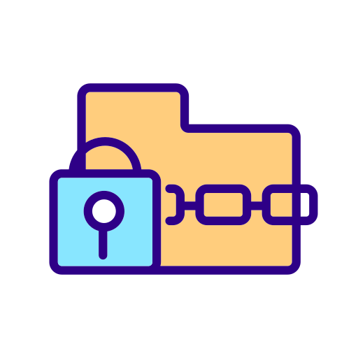 secuestro de datos icono gratis