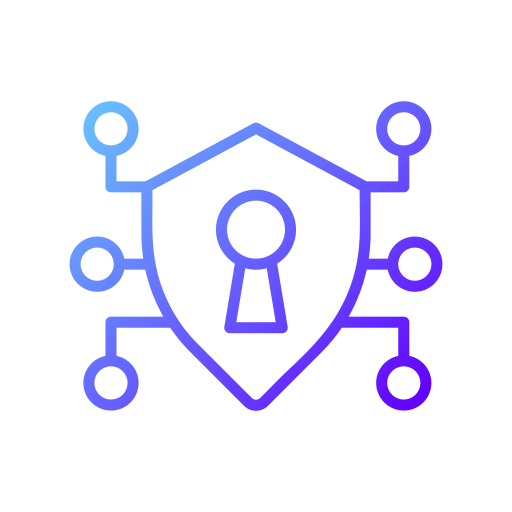 la seguridad cibernética icono gratis