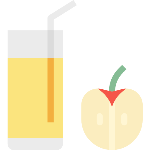 jugo de manzana icono gratis