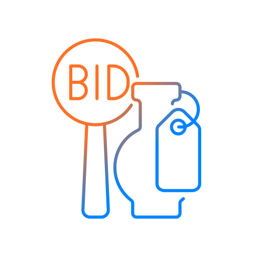 venta de arte icono gratis