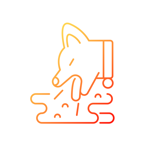 enfermedad de las mascotas icono gratis