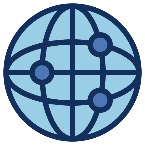 Globe Logo Flat Png