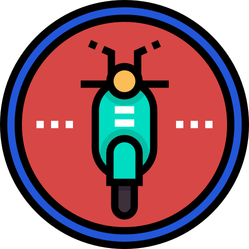 motocicleta icono gratis