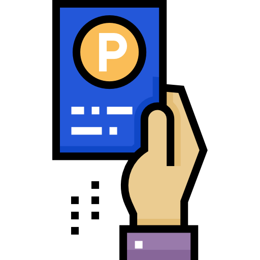 ticket de parking Icône gratuit ticket de parking Icône gratuit