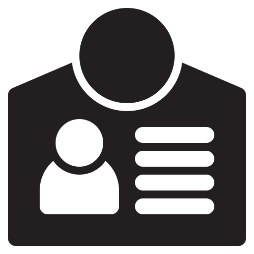Identity free icon