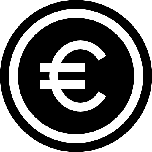 euro icono gratis