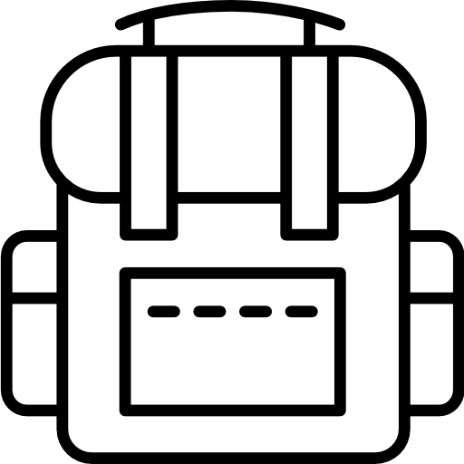 mochila icono gratis