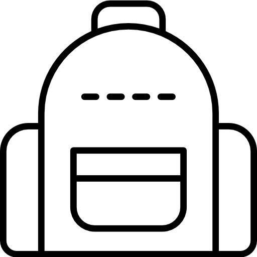 mochila icono gratis
