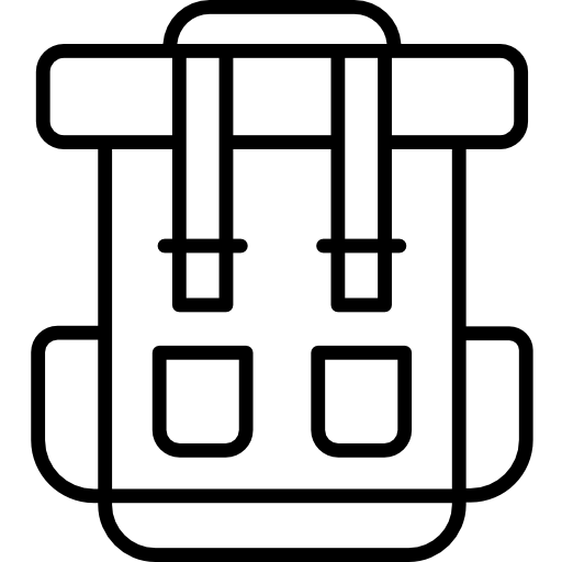 mochila icono gratis