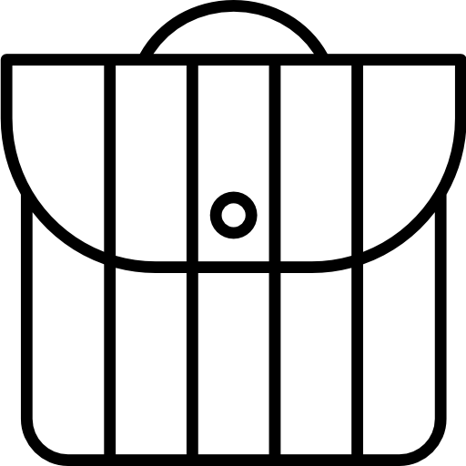 maletín icono gratis