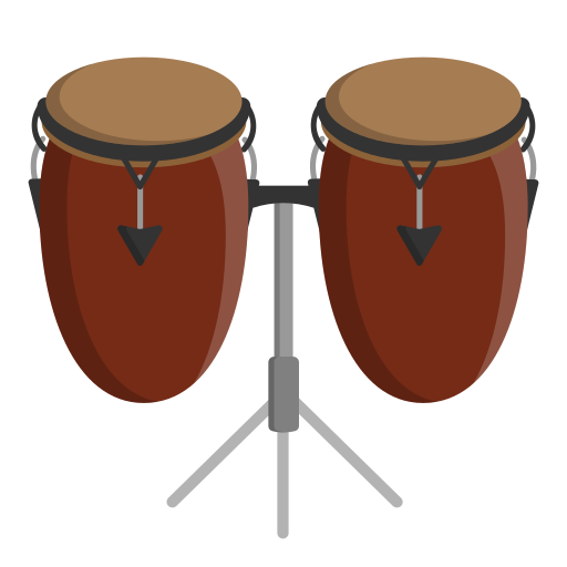 instrumento de percusión icono gratis