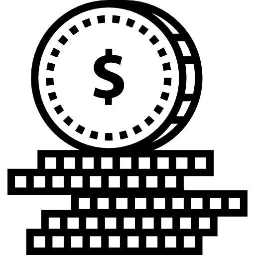 monedas icono gratis