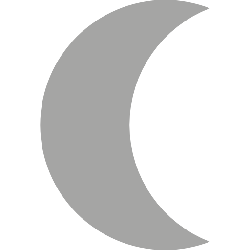 Grey Moon PNG Transparent, Grey Moon Free Illustration, Moon