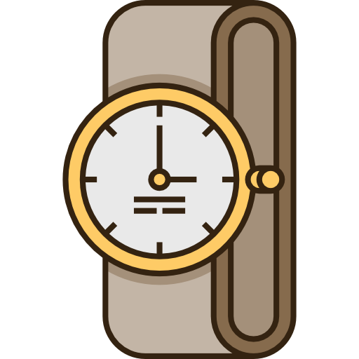 reloj de pulsera icono gratis