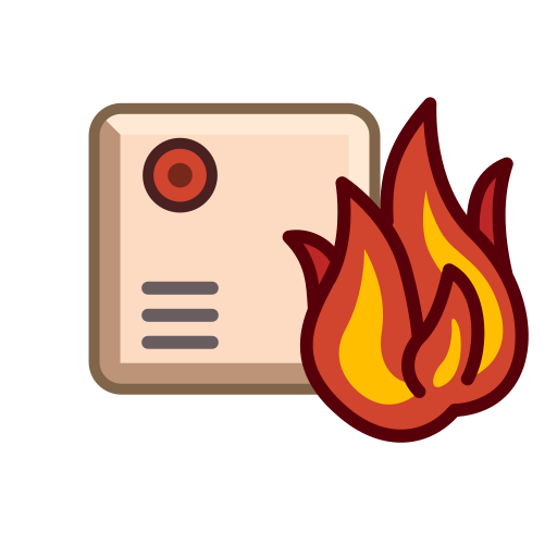 Burn free icon