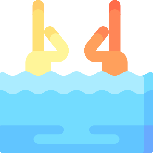 Synchronized swimming free icon Synchronized swimming free icon