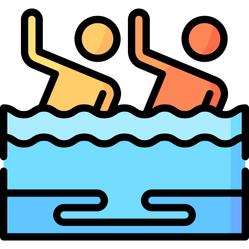 natación sincronizada icono gratis