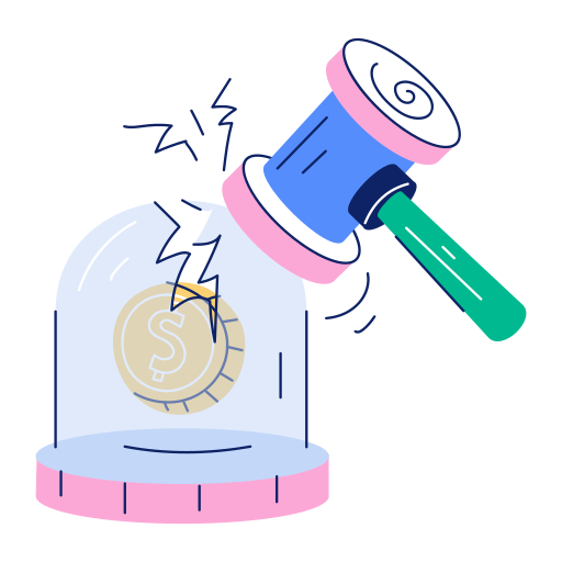 pérdida icono gratis