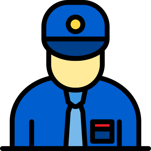 policía icono gratis