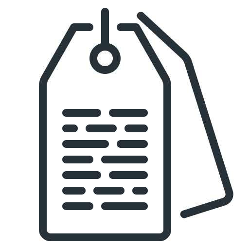 etiquetas icono gratis