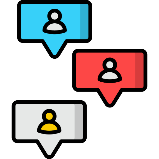 medios de comunicación social icono gratis