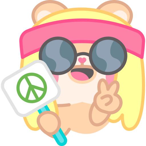 hippie kostenlos Sticker hippie kostenlos Sticker
