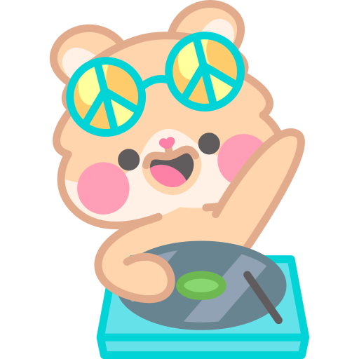 히피 무료 스티커