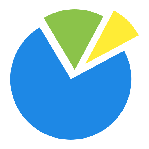 gráfico circular icono gratis