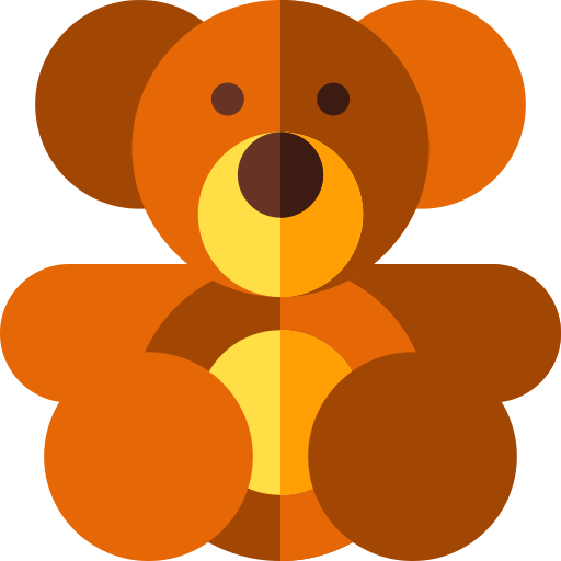 Bear Basic Rounded Flat icon